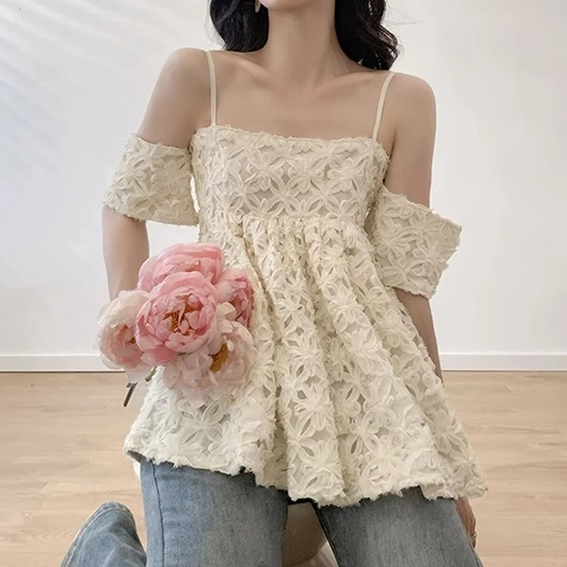 Sexy Off-shoulder Sleeveless Strap Camis Lace Tank Top Women 2023 Summer Sweet Casual Hooked Flower Hollow Out Tops A-line 27593
Sexy Off-shoulder Sleeveless Strap Camis Lace Tank Top Women 2023 Summer Sweet Casual Hooked Flower Hollow Out Tops A-line 27593