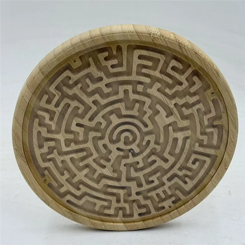 MALI-Educational Wooden Maze Board Puzzle Game, Round Labyrinth Logic For Kids And Adults
MALI-Educational Wooden Maze Board Puzzle Game, Round Labyrinth Logic For Kids And Adults