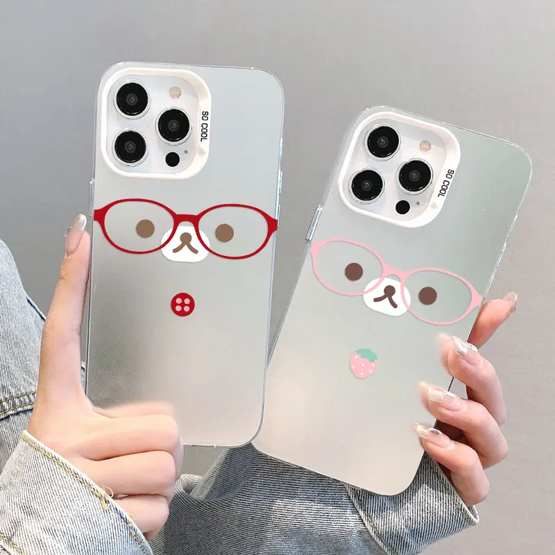 Korilakkuma Wears Glasses Luxury Laser Phone Case For IPhone 17 16 Pro Max 15 14 Pro Max Plus 13 Mini 12 11 Pro Max Cover Fundas
Korilakkuma Wears Glasses Luxury Laser Phone Case For IPhone 17 16 Pro Max 15 14 Pro Max Plus 13 Mini 12 11 Pro Max Cover Fundas