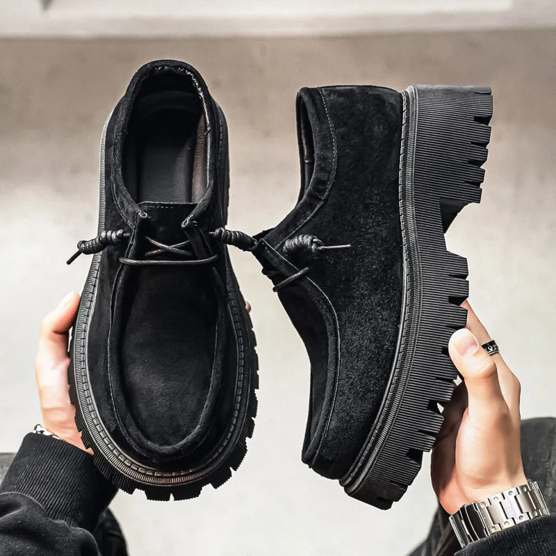 Men's Shoes New Style High-heel Thick-soled Loafers, Durable and Retro Casual Shoes, Everyday Street Trend Sneakers
Men's Shoes New Style High-heel Thick-soled Loafers, Durable and Retro Casual Shoes, Everyday Street Trend Sneakers