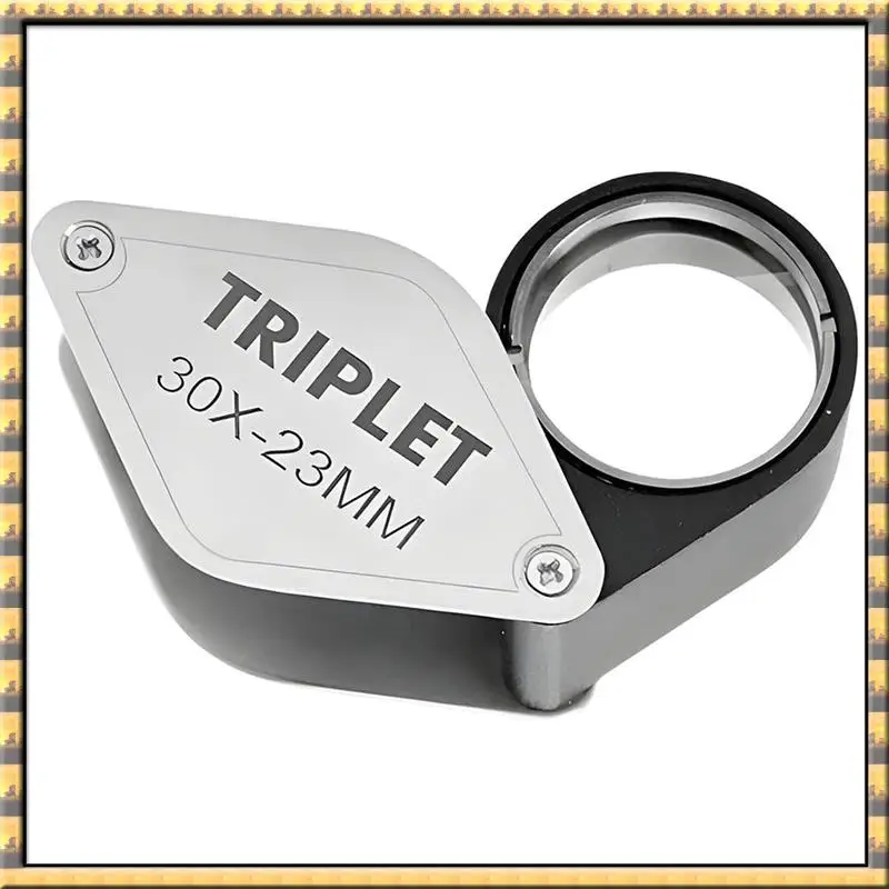 ^Прибытие Складная 30-кратная ювелирная лупа Металлическая карманная лупа Треплетные линзы для ювелирных изделий, монет, марок, часов
^Прибытие Складная 30-кратная ювелирная лупа Металлическая карманная лупа Треплетные линзы для ювелирных изделий, монет, марок, часов