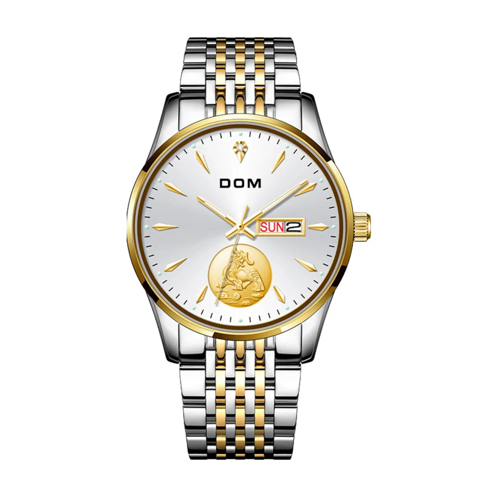 DOM New Brand Jinpi Xiu Fashion Simple Gentleman With Calendar Ultra-thin Fine Steel Waterproof And Sweat Proof Men's Watch
DOM New Brand Jinpi Xiu Fashion Simple Gentleman With Calendar Ultra-thin Fine Steel Waterproof And Sweat Proof Men's Watch