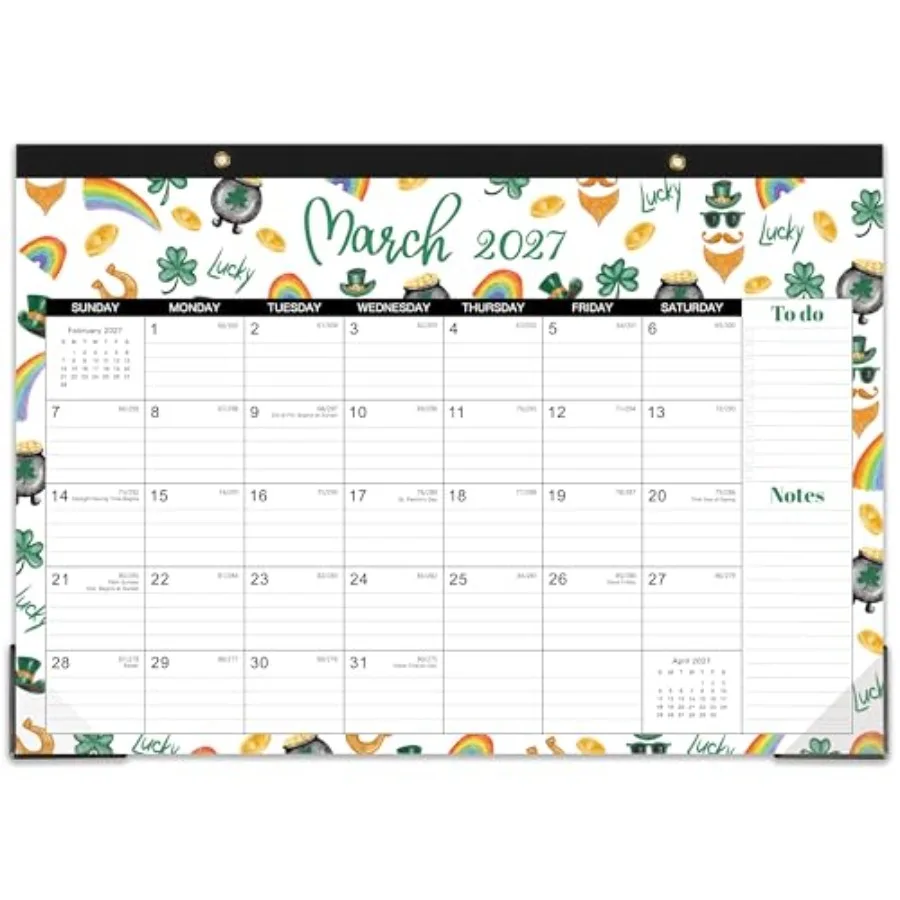 Desk Calendar 2026-2027 - July 2026 - December 2027, 2026-2027 Desk Calendar 17" x 12", 18 Months Calendar, Desk Pad, Corner Pr
Desk Calendar 2026-2027 - July 2026 - December 2027, 2026-2027 Desk Calendar 17" x 12", 18 Months Calendar, Desk Pad, Corner Pr
