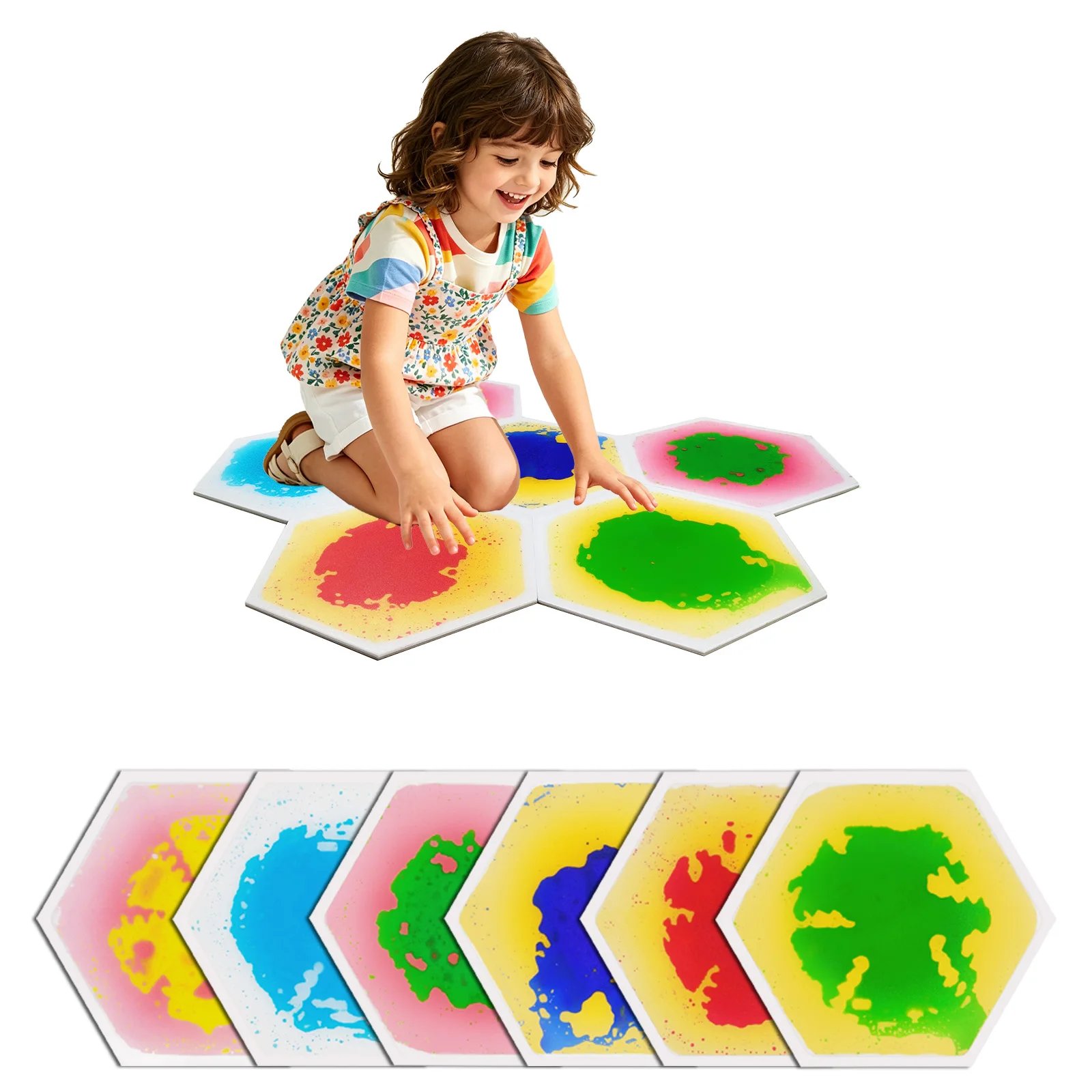 Sealed Liquid Filled Hexagon Flooring, Baby Anti-Fall Sensory Mats, Funny Floor Materials for Training Institutions
Sealed Liquid Filled Hexagon Flooring, Baby Anti-Fall Sensory Mats, Funny Floor Materials for Training Institutions