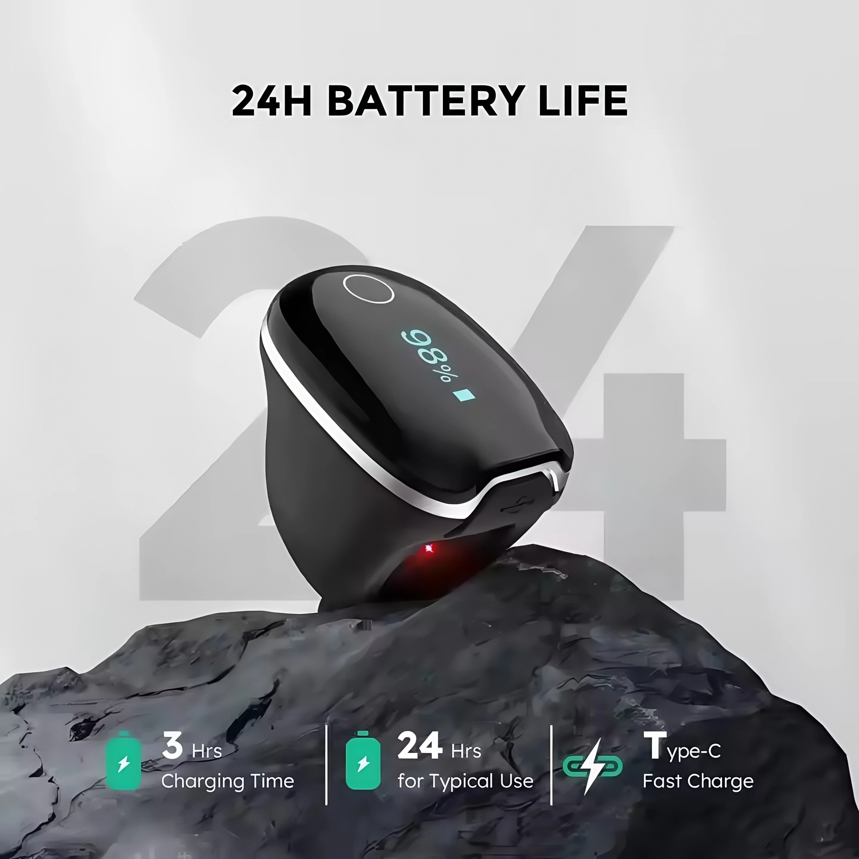 Bluetooth blood oxygen monitor sleep apnea alarm blood oxygen meter sleep data recording anti snoring USB blood oxygen saturatio
Bluetooth blood oxygen monitor sleep apnea alarm blood oxygen meter sleep data recording anti snoring USB blood oxygen saturatio