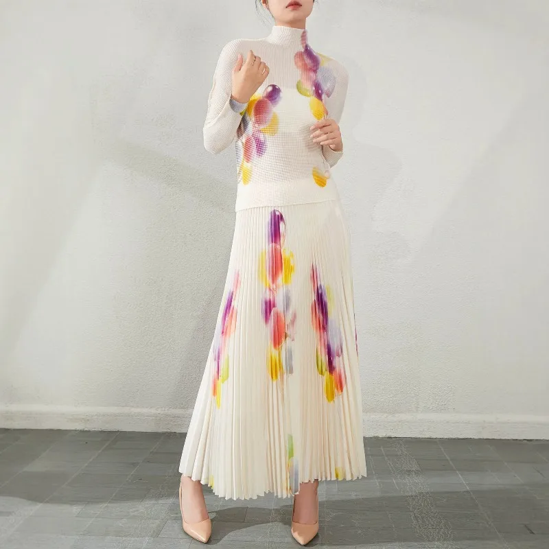 Miyake Pleated New Pleated Skirt Two-Piece Set 2026 Spring Summer Women's Suit High Neck Printed Slim Fit Women's Clothing Pleat
Miyake Pleated New Pleated Skirt Two-Piece Set 2026 Spring Summer Women's Suit High Neck Printed Slim Fit Women's Clothing Pleat