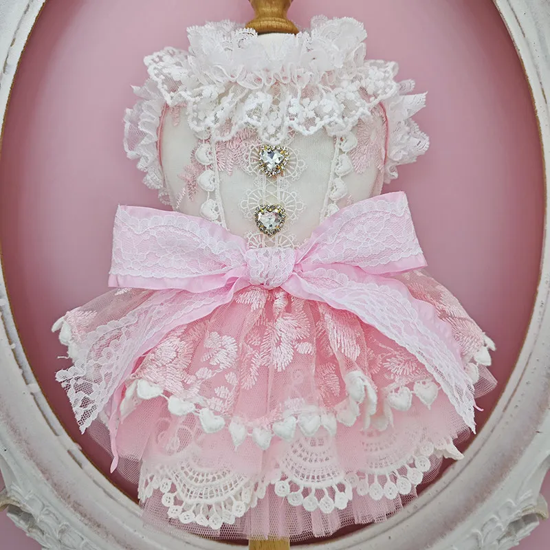 Luxury Handmade Pink Blue Dress for Small to Medium Dogs Spring Summer Pet Fashion Skirt Cat Poodle Accessory
Luxury Handmade Pink Blue Dress for Small to Medium Dogs Spring Summer Pet Fashion Skirt Cat Poodle Accessory