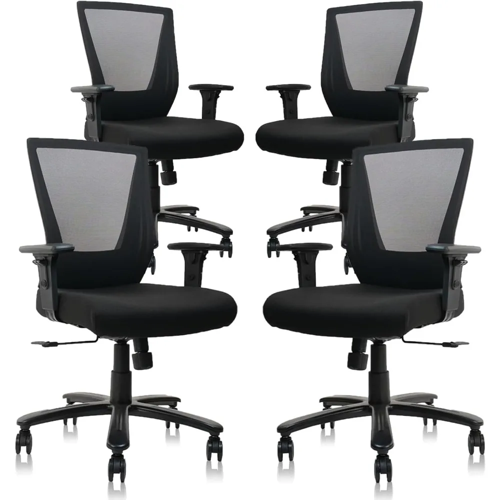 Heavy Duty Office Chair 400lbs, Big and Tall, High-Back Executive Desk Chair with Extra Wide Thick Seat, Adjustable Armrests, E
Heavy Duty Office Chair 400lbs, Big and Tall, High-Back Executive Desk Chair with Extra Wide Thick Seat, Adjustable Armrests, E