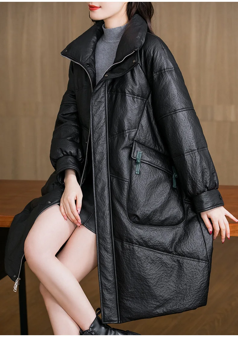 Winter New Genuine Leather Women's Sheepskin Down Coat Casual Coat Medium Length
Winter New Genuine Leather Women's Sheepskin Down Coat Casual Coat Medium Length