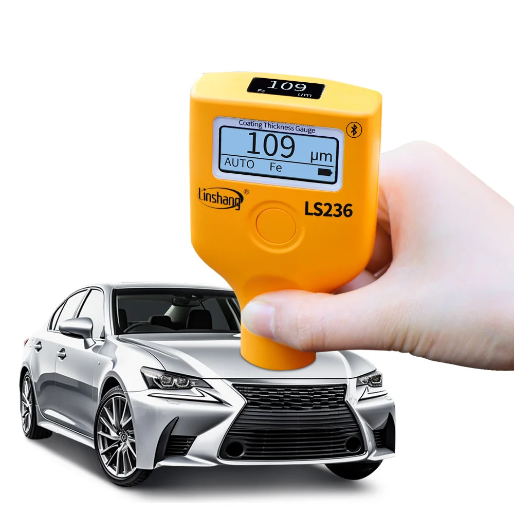 Factory Wholesale LS236 Car Paint Tester High Precision Dual Screen Coating Thickness Gauge for Paint
Factory Wholesale LS236 Car Paint Tester High Precision Dual Screen Coating Thickness Gauge for Paint