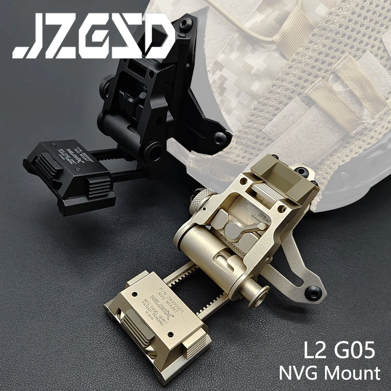 Tactical L2G05 NVG Helmet Mount Metal CNC Night Vision Helmet Mount For PVS-15 PVS-18 Outdoors Hunting Helmet Accessory
Tactical L2G05 NVG Helmet Mount Metal CNC Night Vision Helmet Mount For PVS-15 PVS-18 Outdoors Hunting Helmet Accessory