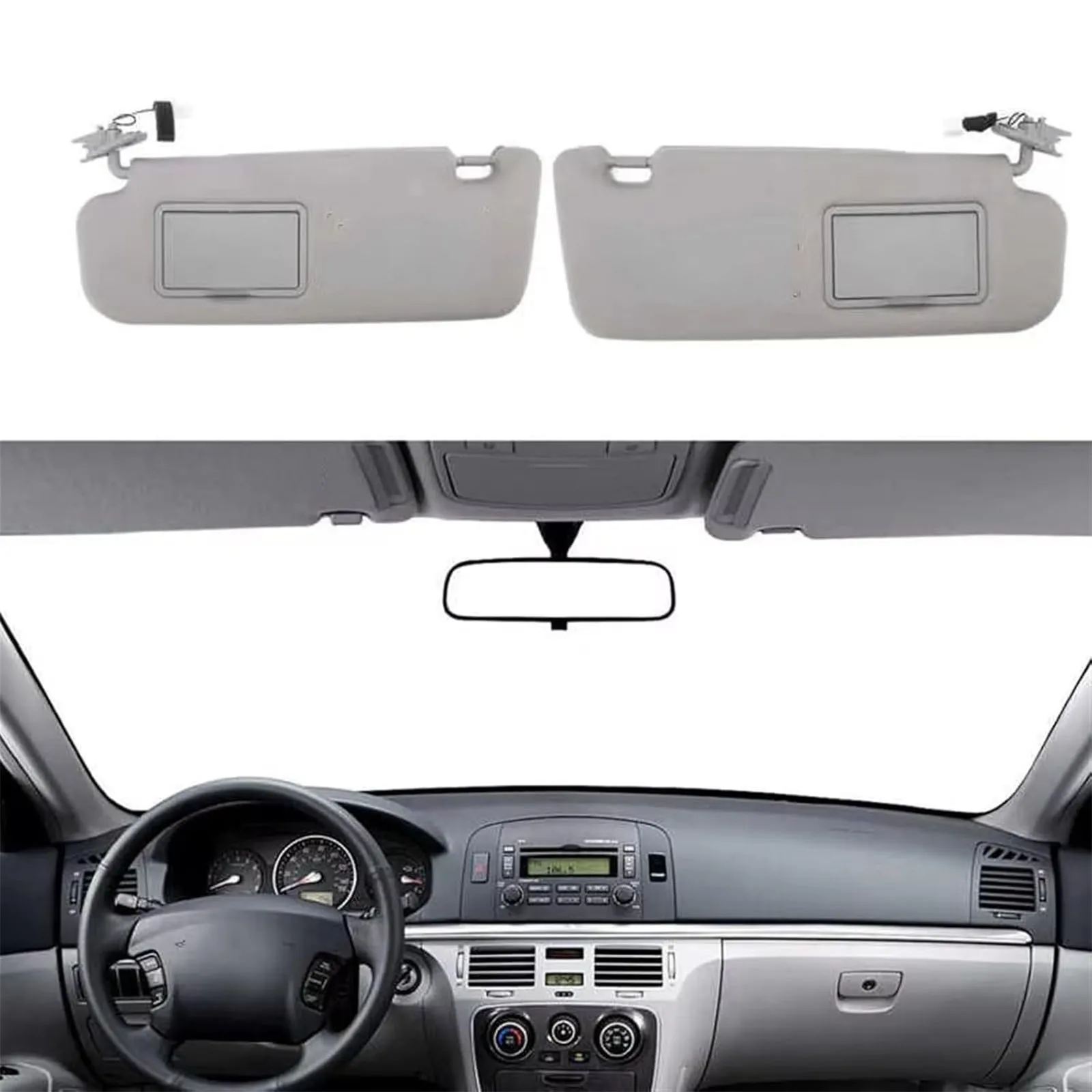 Замена солнцезащитного козырька автомобиля для Hyundai Sonata 2006-2008 — правая боковая солнцезащитная козырек, точно подходит для защиты внутренней защиты от солнца
Замена солнцезащитного козырька автомобиля для Hyundai Sonata 2006-2008 — правая боковая солнцезащитная козырек, точно подходит для защиты внутренней защиты от солнца