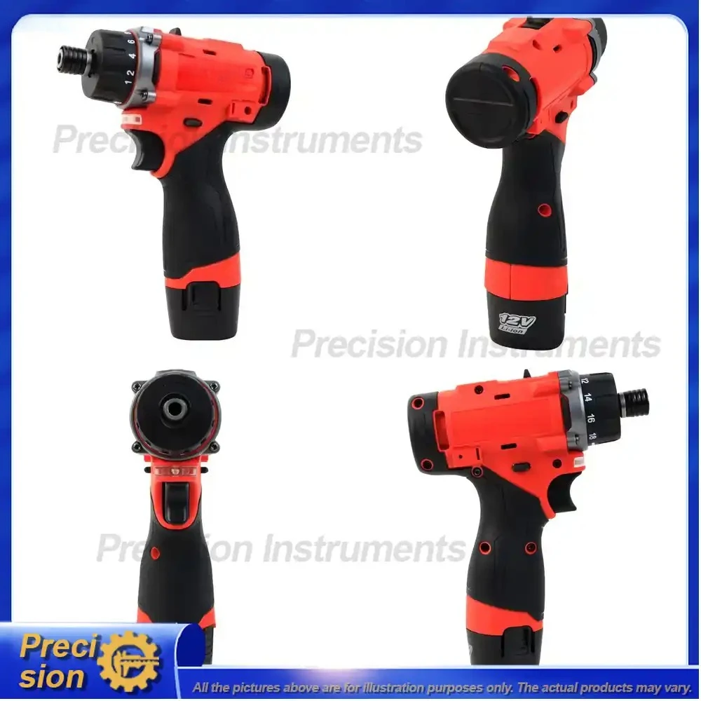 12V Cordless Drill Driver Set with 2 Lithium Batteries 30+1 Torque Settings LED Light Quick Charge for Home DIY Repair
12V Cordless Drill Driver Set with 2 Lithium Batteries 30+1 Torque Settings LED Light Quick Charge for Home DIY Repair