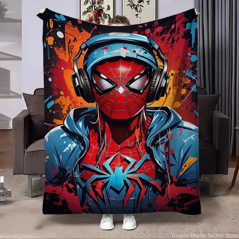 Disney Spider-Man Avengers Flannel Throw Blanket for Bedroom Bed Sofa Lunch Break Picnic Travel Blanket Children Adult Soft Gift
Disney Spider-Man Avengers Flannel Throw Blanket for Bedroom Bed Sofa Lunch Break Picnic Travel Blanket Children Adult Soft Gift