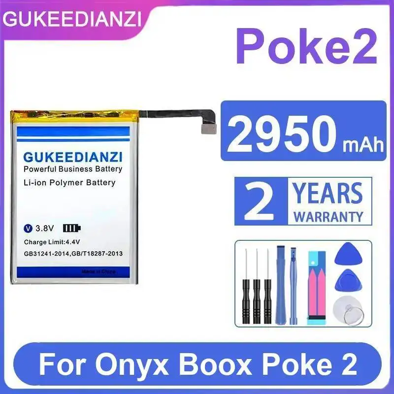 E - Book Reader Battery 2950mAh Safe Poke2 For Onyx Boox Poke 2
E - Book Reader Battery 2950mAh Safe Poke2 For Onyx Boox Poke 2