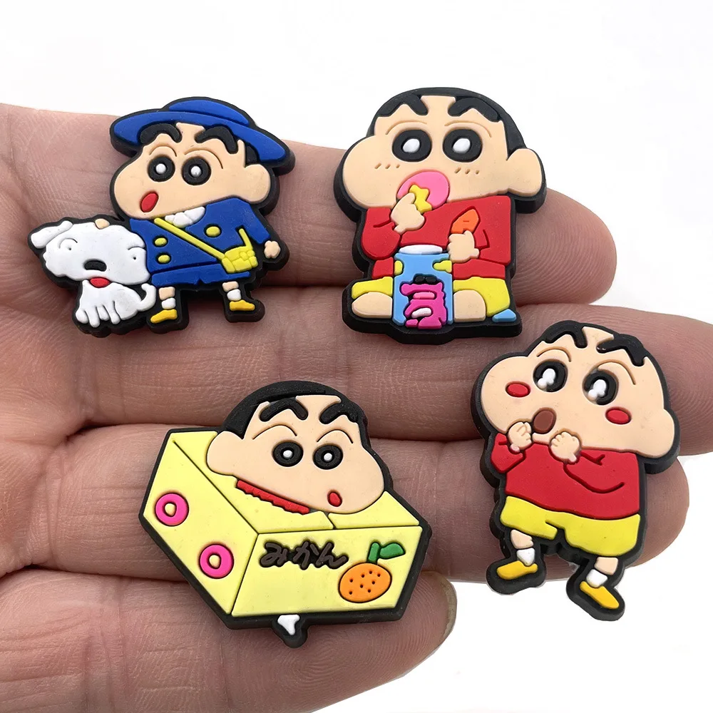 Japanese Anime Series Crayon Shin Chan Decoration Buckle Shoe Charms Accessories for Crocs Sandals DIY Y2k Fashion Toys Anime
Japanese Anime Series Crayon Shin Chan Decoration Buckle Shoe Charms Accessories for Crocs Sandals DIY Y2k Fashion Toys Anime
