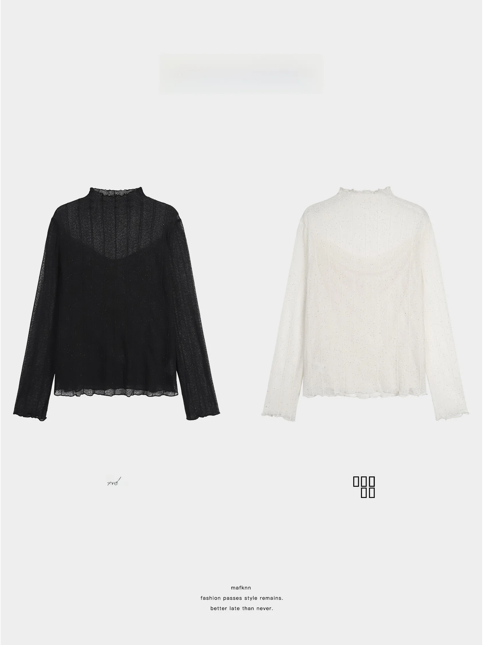 Silver Embroidered Lace Base irt Inner Wear for Plump Women Casual Loose Fit Long Sve High Collar Regular Thin
Silver Embroidered Lace Base irt Inner Wear for Plump Women Casual Loose Fit Long Sve High Collar Regular Thin