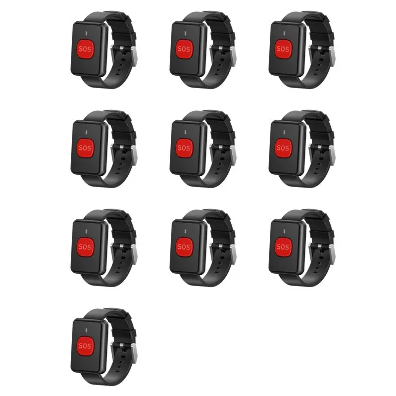 Exquisite-10X 433.92Mhz Wrist Watch Call RF RC Transmitter Watch Call Button Wireless SOS Emergency Button For The Elderly Black
Exquisite-10X 433.92Mhz Wrist Watch Call RF RC Transmitter Watch Call Button Wireless SOS Emergency Button For The Elderly Black
