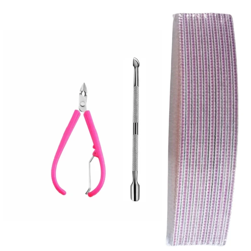 Manicure and Pedicure Tools Kit(3 pcs per set),10 pcs Nail Files 100/180, Cuticle Pusher,Pink Hand Cuticle Nipper
Manicure and Pedicure Tools Kit(3 pcs per set),10 pcs Nail Files 100/180, Cuticle Pusher,Pink Hand Cuticle Nipper