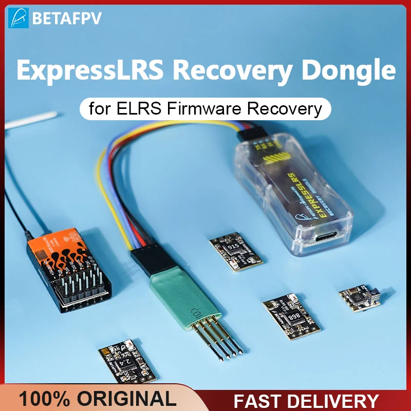 BETAFPV ExpressLRS Recovery Dongle Plug-and-Play No Soldering Needed for ELRS Receiver/FC Firmware Upgrade
BETAFPV ExpressLRS Recovery Dongle Plug-and-Play No Soldering Needed for ELRS Receiver/FC Firmware Upgrade
