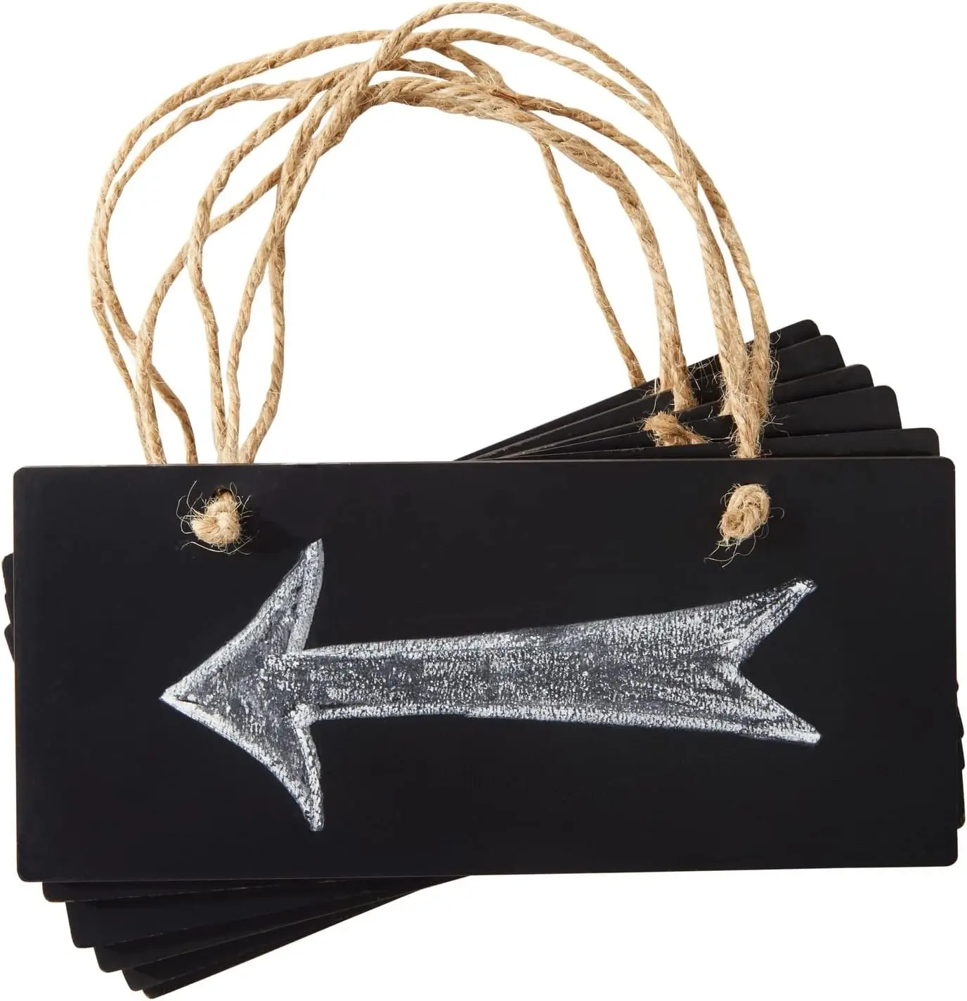Mini Hanging Chalkboard Signs 6-Pack, 7x3in with Jute Rope, Reusable Dry Erase for Classroom Table Labels
Mini Hanging Chalkboard Signs 6-Pack, 7x3in with Jute Rope, Reusable Dry Erase for Classroom Table Labels