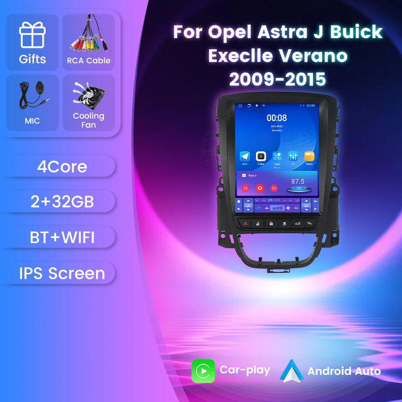 Автомобильный видео мультимедийный плеер Android для Opel Astra J Buick Execlle Verano 2009-2015 Автомобильный плеер Android Авто BT WIFI IPS экран
Автомобильный видео мультимедийный плеер Android для Opel Astra J Buick Execlle Verano 2009-2015 Автомобильный плеер Android Авто BT WIFI IPS экран