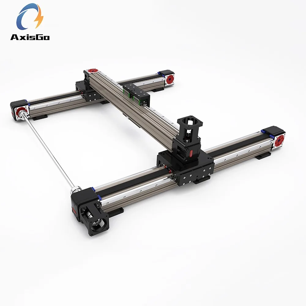 Customized module synchronous belt linear guide slide table cross worktable XY spray painting slide rail
Customized module synchronous belt linear guide slide table cross worktable XY spray painting slide rail