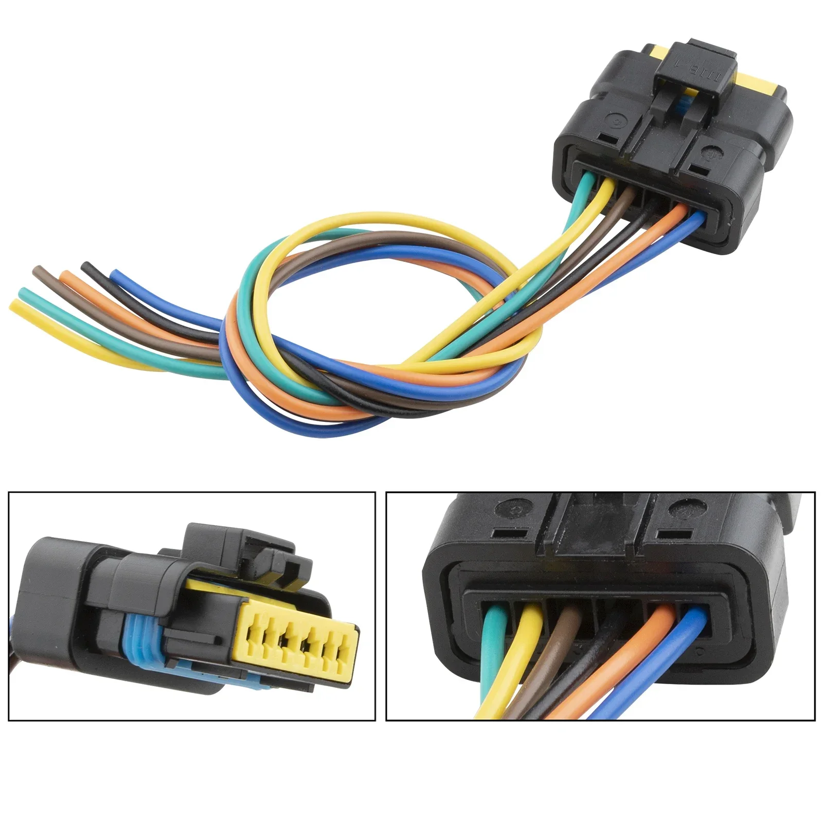 2 PCS Rear Light Harness Repair Kit, 11" Female Socket 6 Pin Harness Connector Compatible with Clio MK3
2 PCS Rear Light Harness Repair Kit, 11" Female Socket 6 Pin Harness Connector Compatible with Clio MK3
