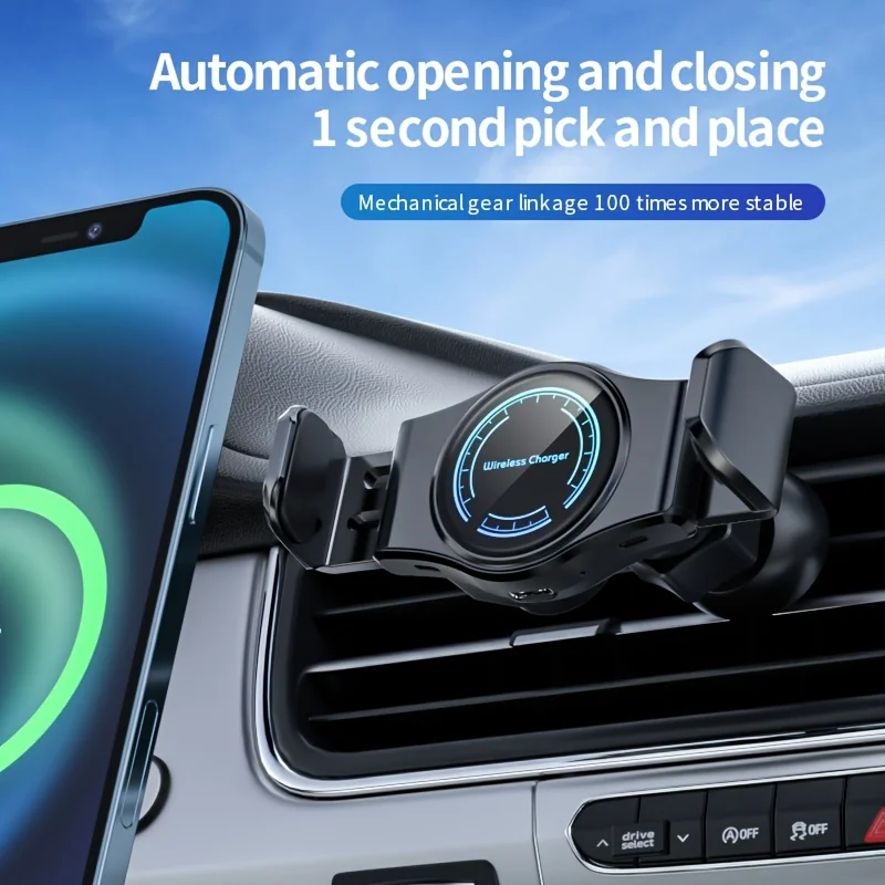 Wireless Car Charger Fast Charging Phone Holder 3 in 1 Phone Mount Auto Clamping Car Air Outlet Bracket Multifunctional Bracket
Wireless Car Charger Fast Charging Phone Holder 3 in 1 Phone Mount Auto Clamping Car Air Outlet Bracket Multifunctional Bracket