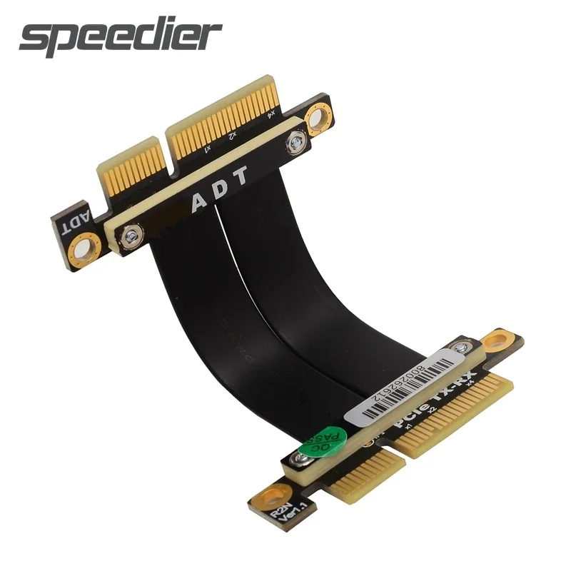 PCI-E 3.0 Extension Cable x4 Male To Female TX-RX Signal PCI Express 4x Jumper Cable For Board To Board Edge Riser Card Adapter
PCI-E 3.0 Extension Cable x4 Male To Female TX-RX Signal PCI Express 4x Jumper Cable For Board To Board Edge Riser Card Adapter