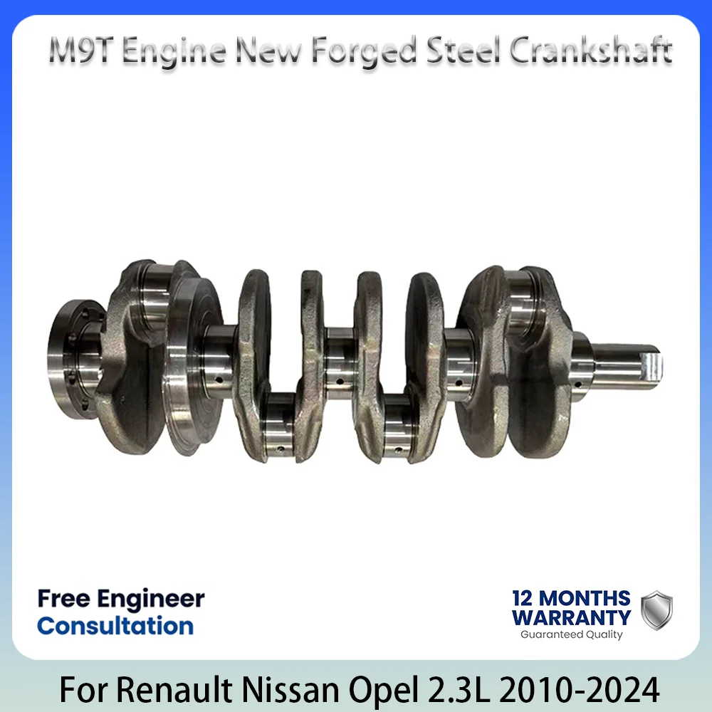 New Forged Steel Crankshaft For Renault Master Chassis Nissan NV400 Opel Movano 2.3L M9T dCi Turbo Diesel 2010-2024 122014213R
New Forged Steel Crankshaft For Renault Master Chassis Nissan NV400 Opel Movano 2.3L M9T dCi Turbo Diesel 2010-2024 122014213R