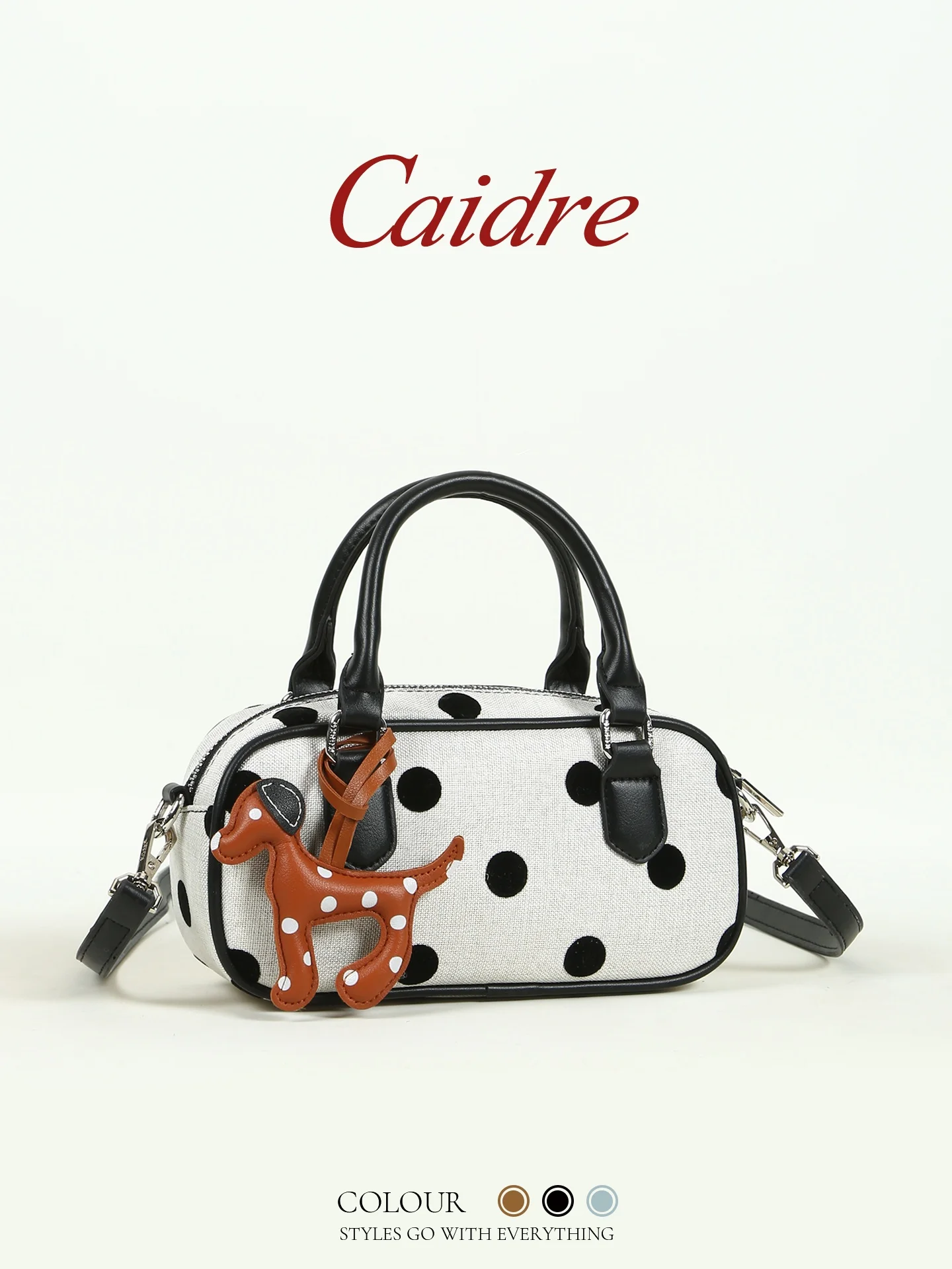 Caidre Bowling Bag Style Canvas Crossbody Bag Women's Birthday Work Bag Small Handbag Korean Style Color PU Material
Caidre Bowling Bag Style Canvas Crossbody Bag Women's Birthday Work Bag Small Handbag Korean Style Color PU Material