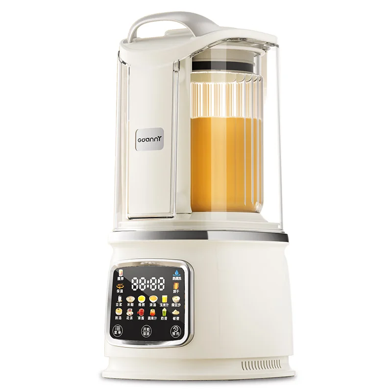 Fully Automatic Wall Breaking Soy Milk Maker Silent No-Cook No-Wash Multi-Function Grain Blender for 3-4 People juicers عصارات
Fully Automatic Wall Breaking Soy Milk Maker Silent No-Cook No-Wash Multi-Function Grain Blender for 3-4 People juicers عصارات