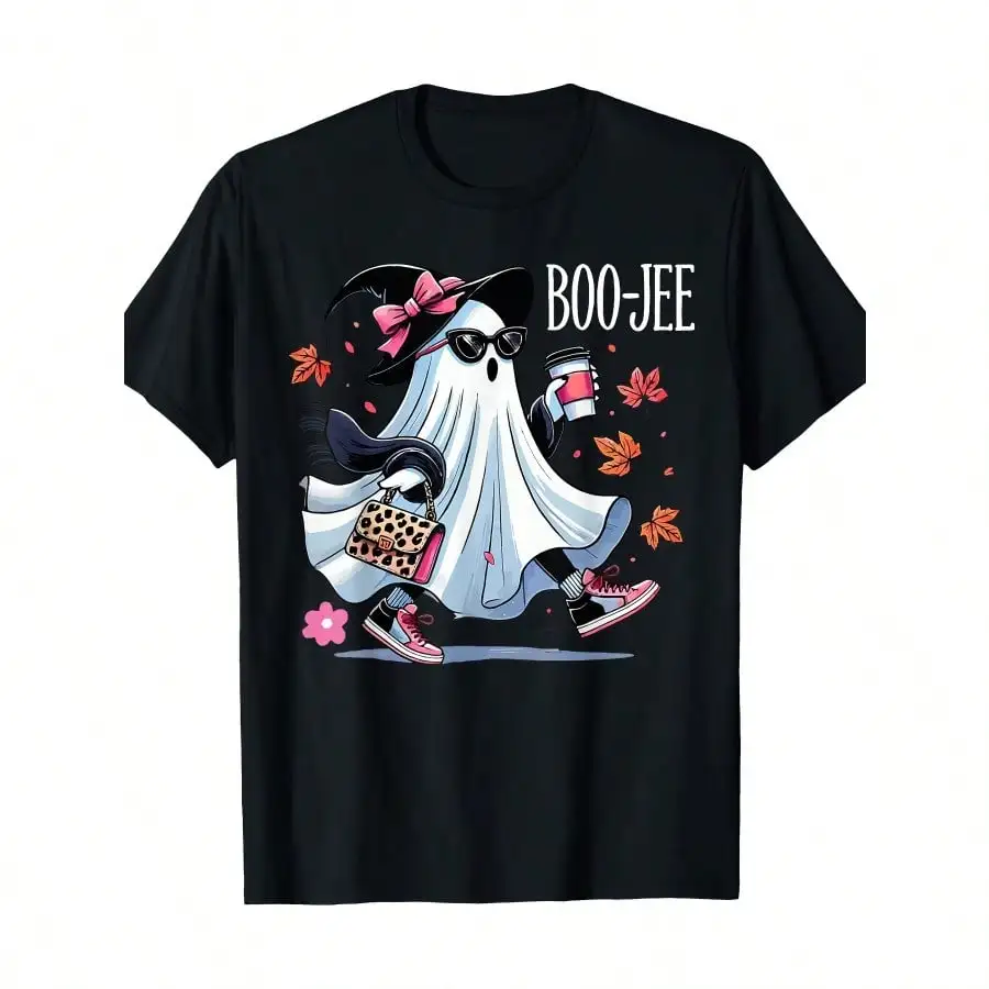 Cute Boo Jee Ghost Halloween Leopard Ghost Coffee Womens T-Shirt100% Cotton 220g
Cute Boo Jee Ghost Halloween Leopard Ghost Coffee Womens T-Shirt100% Cotton 220g