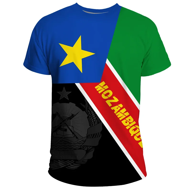 Mozambique Pattern T-shirt Men 3D Printed Summer Street Casual Oversized T Shirt Cool Tops Short Sleeved Round Neck Tee Shirt
Mozambique Pattern T-shirt Men 3D Printed Summer Street Casual Oversized T Shirt Cool Tops Short Sleeved Round Neck Tee Shirt