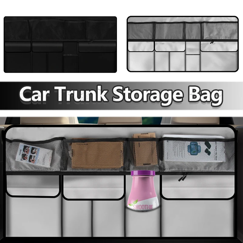 Car Trunk Storage Bag Universal Oxford Waterproof Large Capacity Backseat Storage Bag Cargo Mesh Holder Pocket Hanging Bag
Car Trunk Storage Bag Universal Oxford Waterproof Large Capacity Backseat Storage Bag Cargo Mesh Holder Pocket Hanging Bag