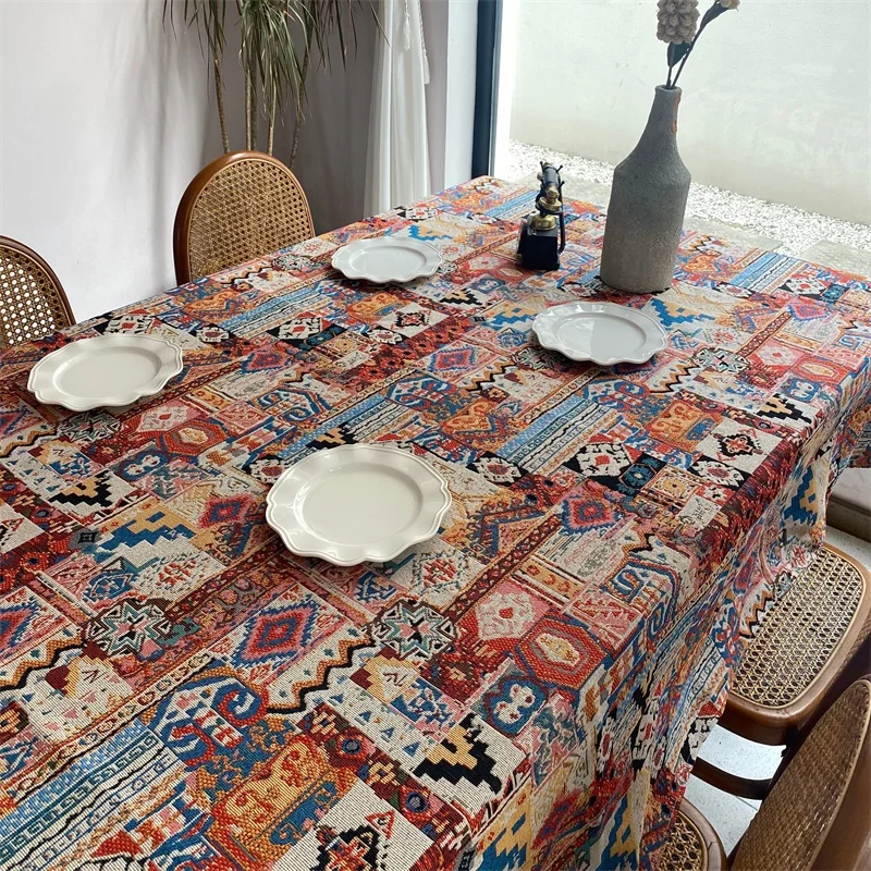 retro style decorative tablecloth Indian ethnic style multi-purpose dust cover desktop dining table decoration accessories
retro style decorative tablecloth Indian ethnic style multi-purpose dust cover desktop dining table decoration accessories