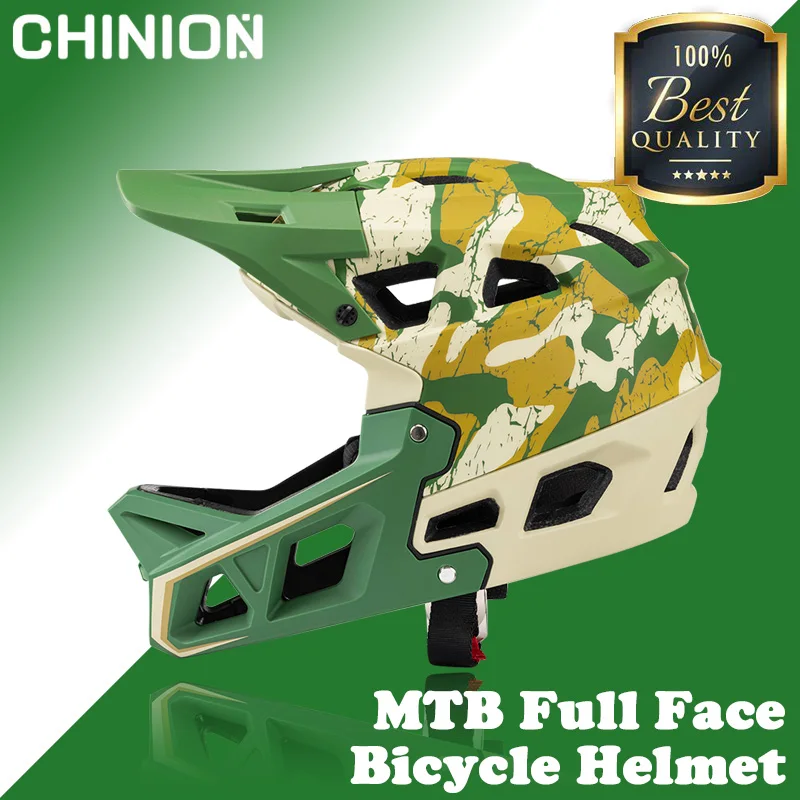 CHINION MTB Полнолицевой шлем для взрослых DH Горные велосипедные шлем для мотокросса внедорожный защитный шлем Горный полный Чехол велосипедный шлем
CHINION MTB Полнолицевой шлем для взрослых DH Горные велосипедные шлем для мотокросса внедорожный защитный шлем Горный полный Чехол велосипедный шлем