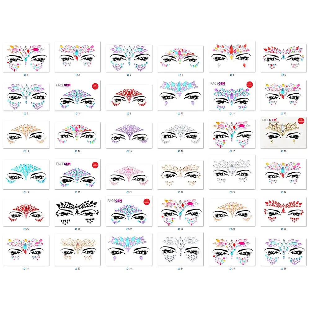 Face Gems Adhesive Glitter Jewel Tattoo Sticker for Festival Rave Party Body Makeup, 100 PCS
Face Gems Adhesive Glitter Jewel Tattoo Sticker for Festival Rave Party Body Makeup, 100 PCS