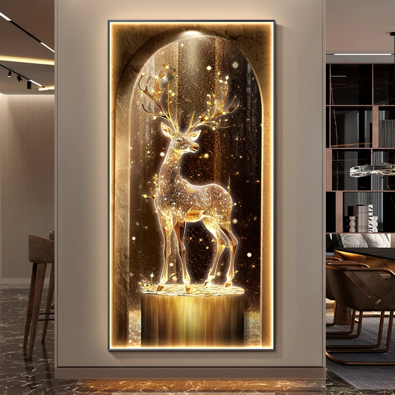 #Deer Modern Light Luxury Sense With Light Decoration Light Painting For Entrance Doors Corridors Corridors Wall Lights Painting
#Deer Modern Light Luxury Sense With Light Decoration Light Painting For Entrance Doors Corridors Corridors Wall Lights Painting