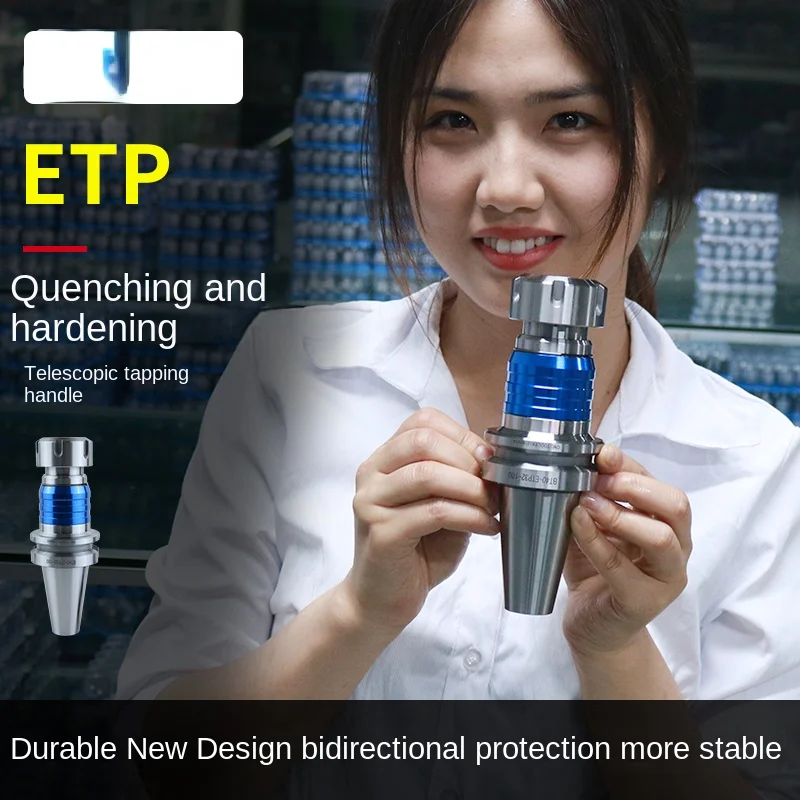 ETP Retractable Tapping Knife Handle Bt30 40 50 Thread Tap Knife Handle Tapping Knife Handle
ETP Retractable Tapping Knife Handle Bt30 40 50 Thread Tap Knife Handle Tapping Knife Handle
