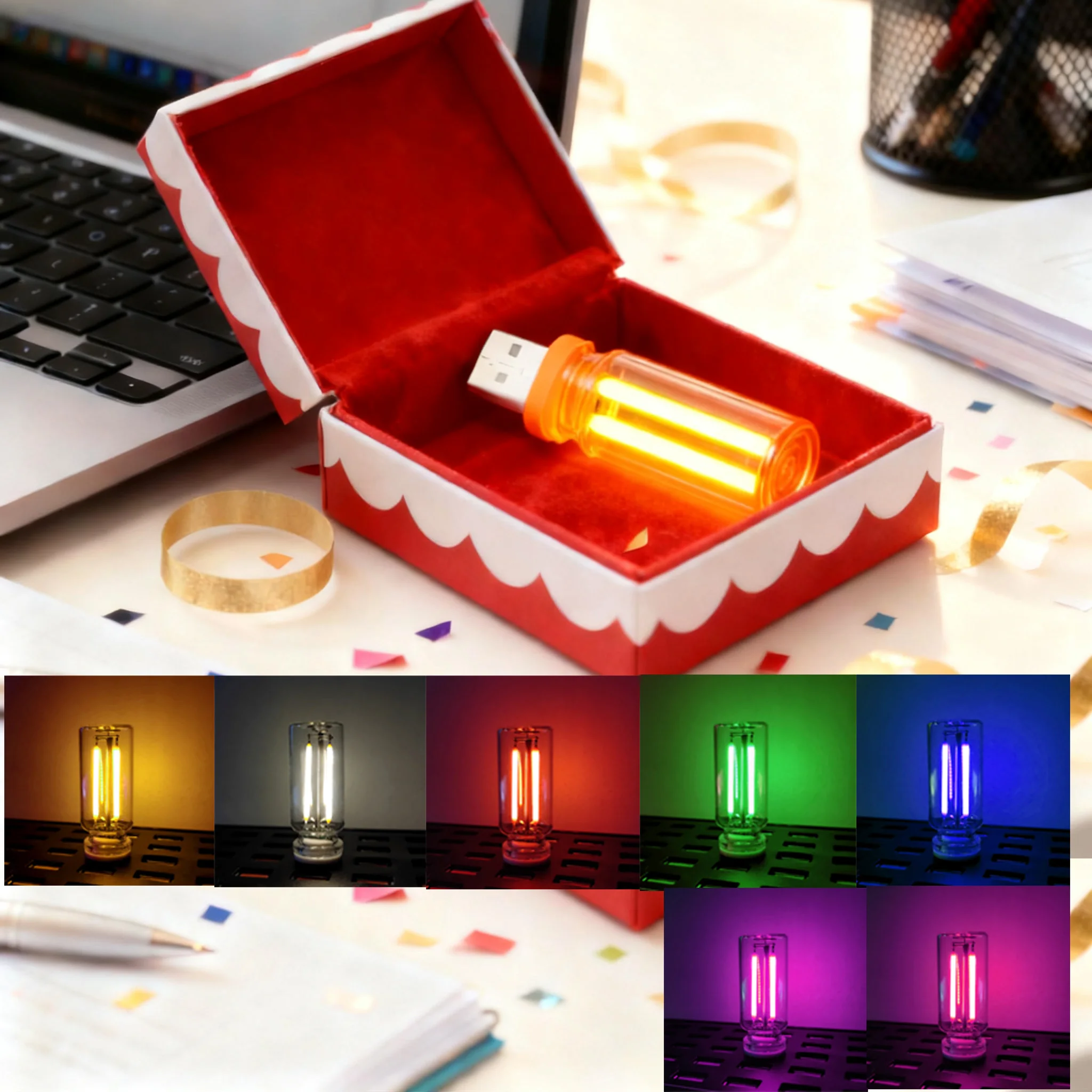 USB LED Glass Bottle Night Light 5V Car Interior Atmosphere Light Retro LED Bulbs Holiday Home Decoration lighting
USB LED Glass Bottle Night Light 5V Car Interior Atmosphere Light Retro LED Bulbs Holiday Home Decoration lighting