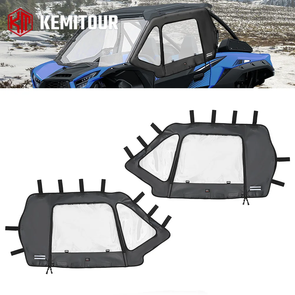 UTV Soft Side Upper Doors Set Door Cab Enclosure Kit 99994-1298 Compatible with Kawasaki Teryx KRX 1000 2020-2025 
UTV Soft Side Upper Doors Set Door Cab Enclosure Kit 99994-1298 Compatible with Kawasaki Teryx KRX 1000 2020-2025