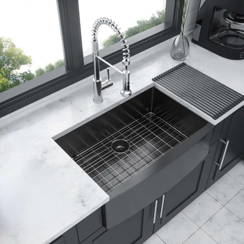 Kitchen Sink Gunmetal Black Stainless Steel Sink Deep Single Bowl Kitchen Sinks
Kitchen Sink Gunmetal Black Stainless Steel Sink Deep Single Bowl Kitchen Sinks