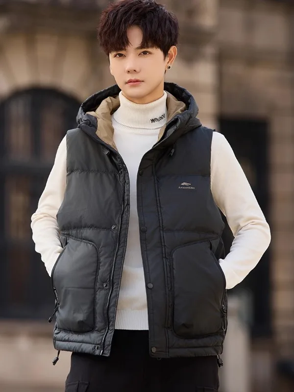 Men's down Vest 2025 New Autumn Winter Thiened Hooded Jaet Youth Warm Outdoor Sports Faion Ci Casual Sle Polyester ...
Men's down Vest 2025 New Autumn Winter Thiened Hooded Jaet Youth Warm Outdoor Sports Faion Ci Casual Sle Polyester ...