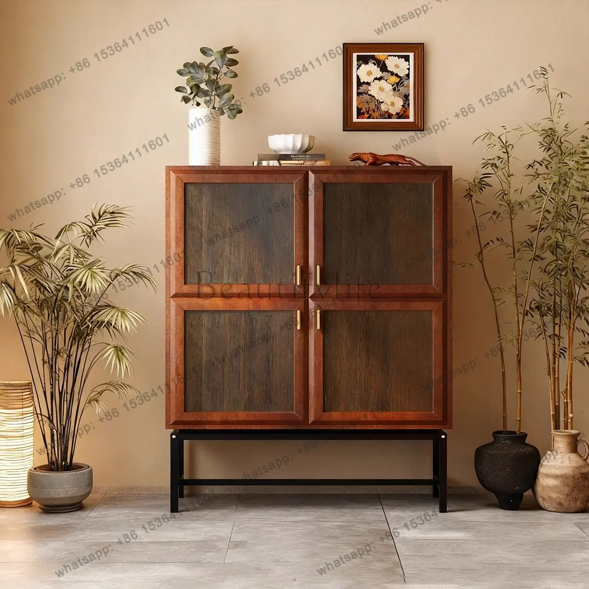 Medieval solid wood household locker, retro storage entrance cabinet
Medieval solid wood household locker, retro storage entrance cabinet