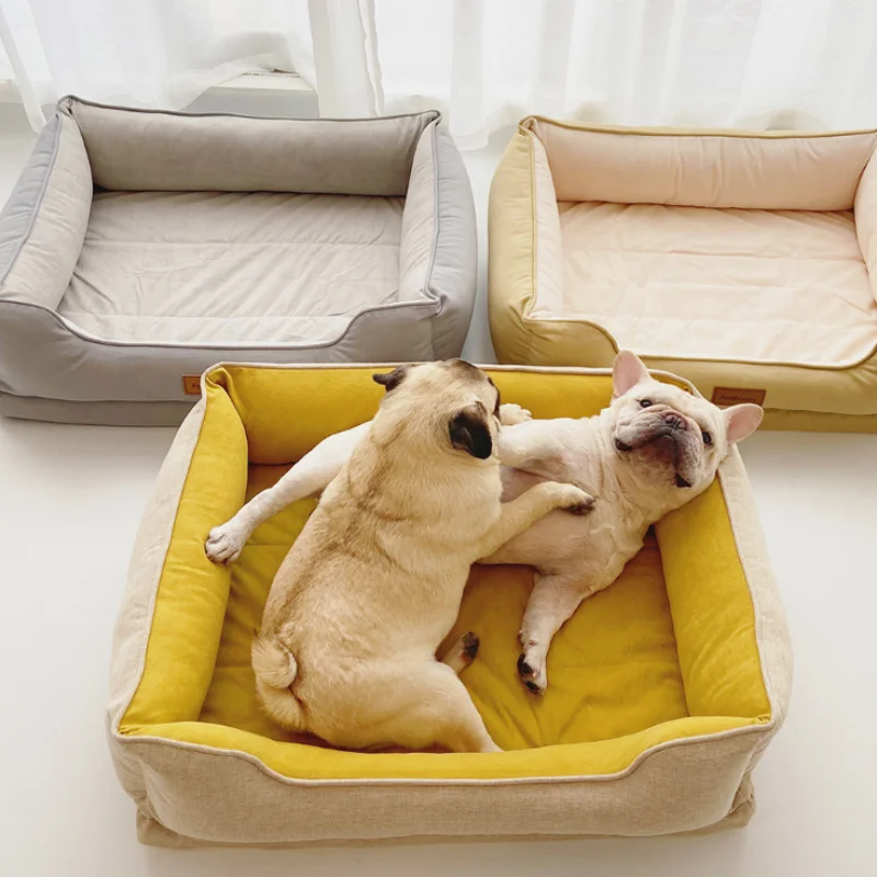 Pet Nest Wear-resistant Waterproof Soft Customizable Comfortable Warm Removable Washable Dog Bed Cat Bed
Pet Nest Wear-resistant Waterproof Soft Customizable Comfortable Warm Removable Washable Dog Bed Cat Bed