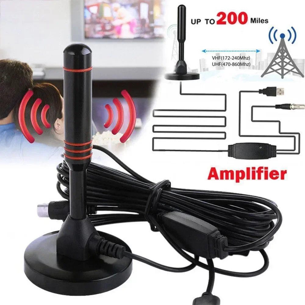 HD Digital TV Antenna Indoor Amplified dab antenna 200 Miles Ultra HDTV With Amplifier VHF/UHF Quick Response Outdoor Aerial Set
HD Digital TV Antenna Indoor Amplified dab antenna 200 Miles Ultra HDTV With Amplifier VHF/UHF Quick Response Outdoor Aerial Set