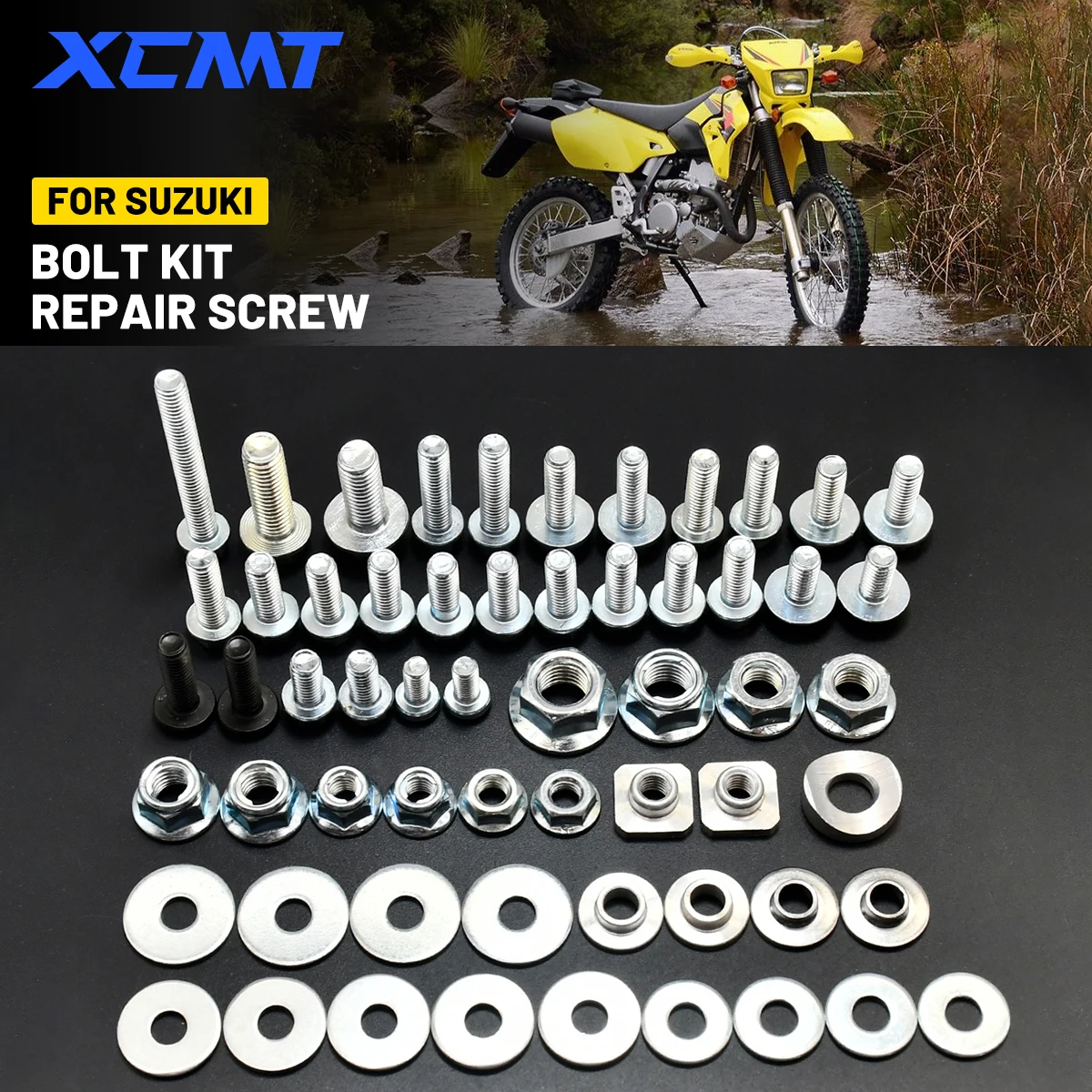 Hardware Bolt Full Plastics Fastener Kit For Suzuki RM RMZ RMX DRZ 80-450cc 2001-2025 Motocross Motorcycle Parts+
Hardware Bolt Full Plastics Fastener Kit For Suzuki RM RMZ RMX DRZ 80-450cc 2001-2025 Motocross Motorcycle Parts+