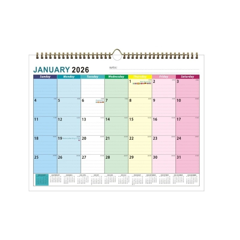 Y5LB 2026-2027 Wall Calendar Planner 18 Month runs from Jan 2026 to Jun 2027 with Date Markings For Daily Weekly Planning
Y5LB 2026-2027 Wall Calendar Planner 18 Month runs from Jan 2026 to Jun 2027 with Date Markings For Daily Weekly Planning